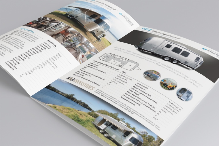 brochure design airstream