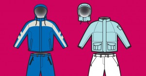 Snowboard Clothing Vector Illustrations