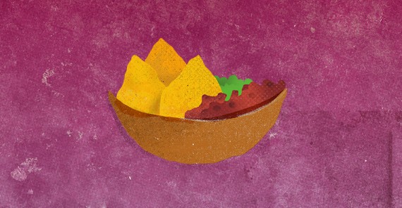 nachos illustration drawing