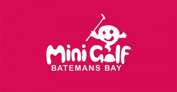 batemans bay mini golf logo design