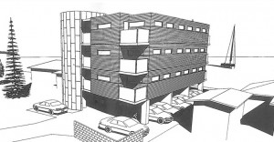 building rendering illustration