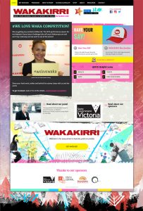 Wakakirri WordPress design